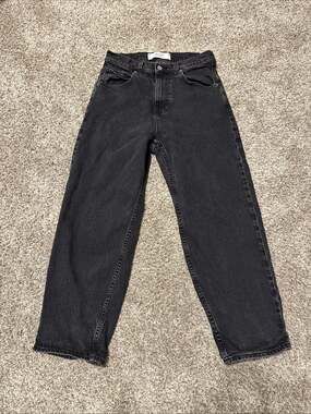 Hollister Baggy Skater Jeans Black Wash Size W28 L28